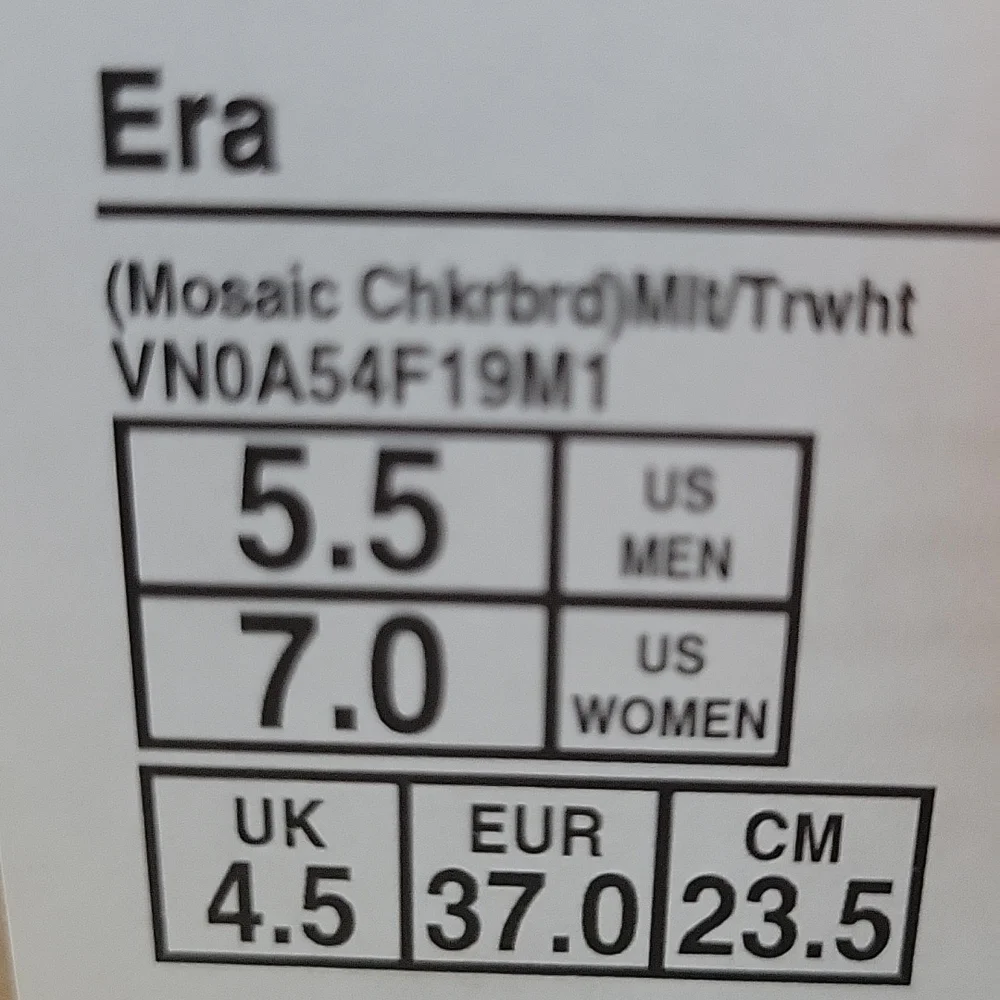 Van's Era Brand new in the box.